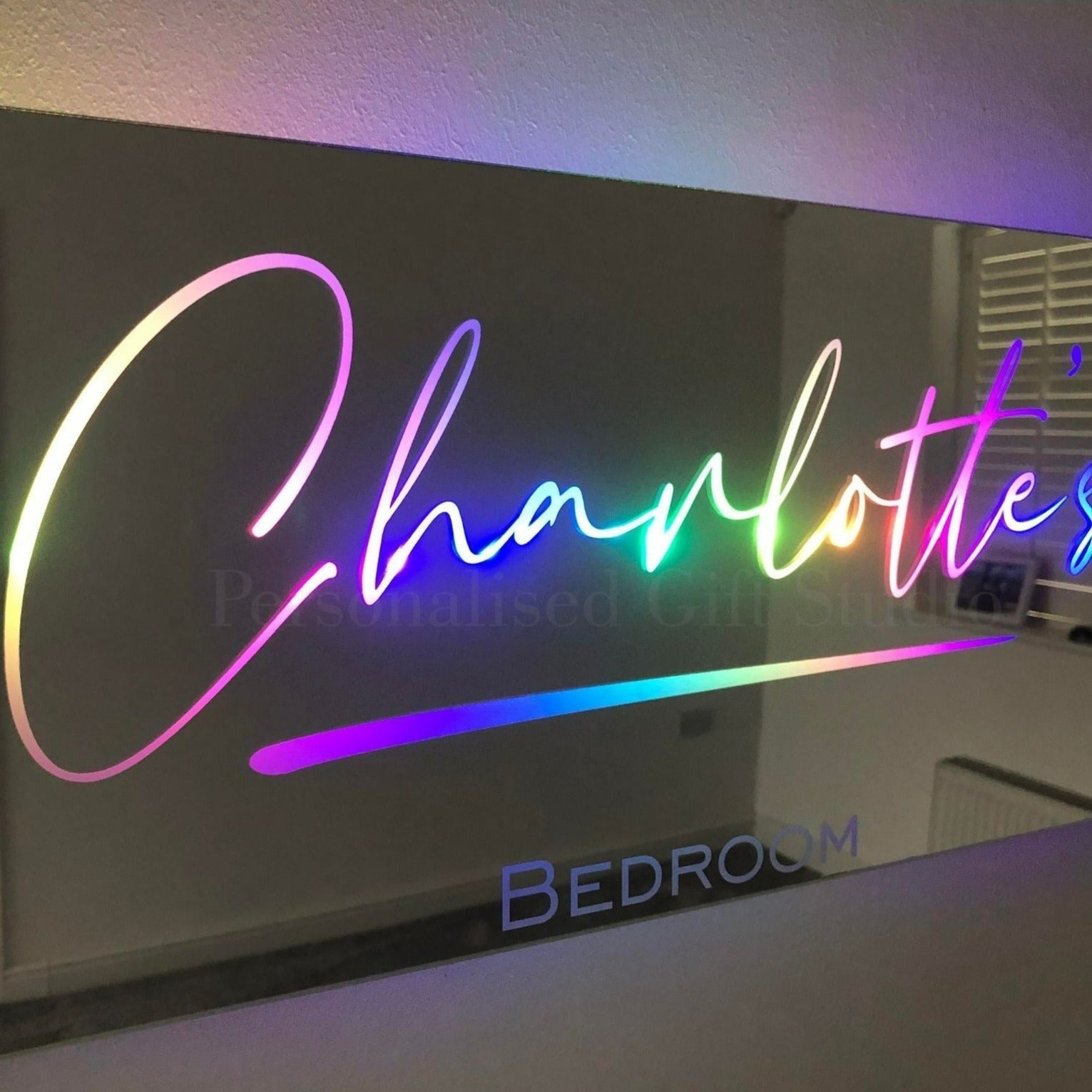 Personalized Name Mirror - Light Up Mirror