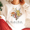 Birth Flower Family Bouquet Custom Hoodie/Crewneck/T-shirt (AI Processed)