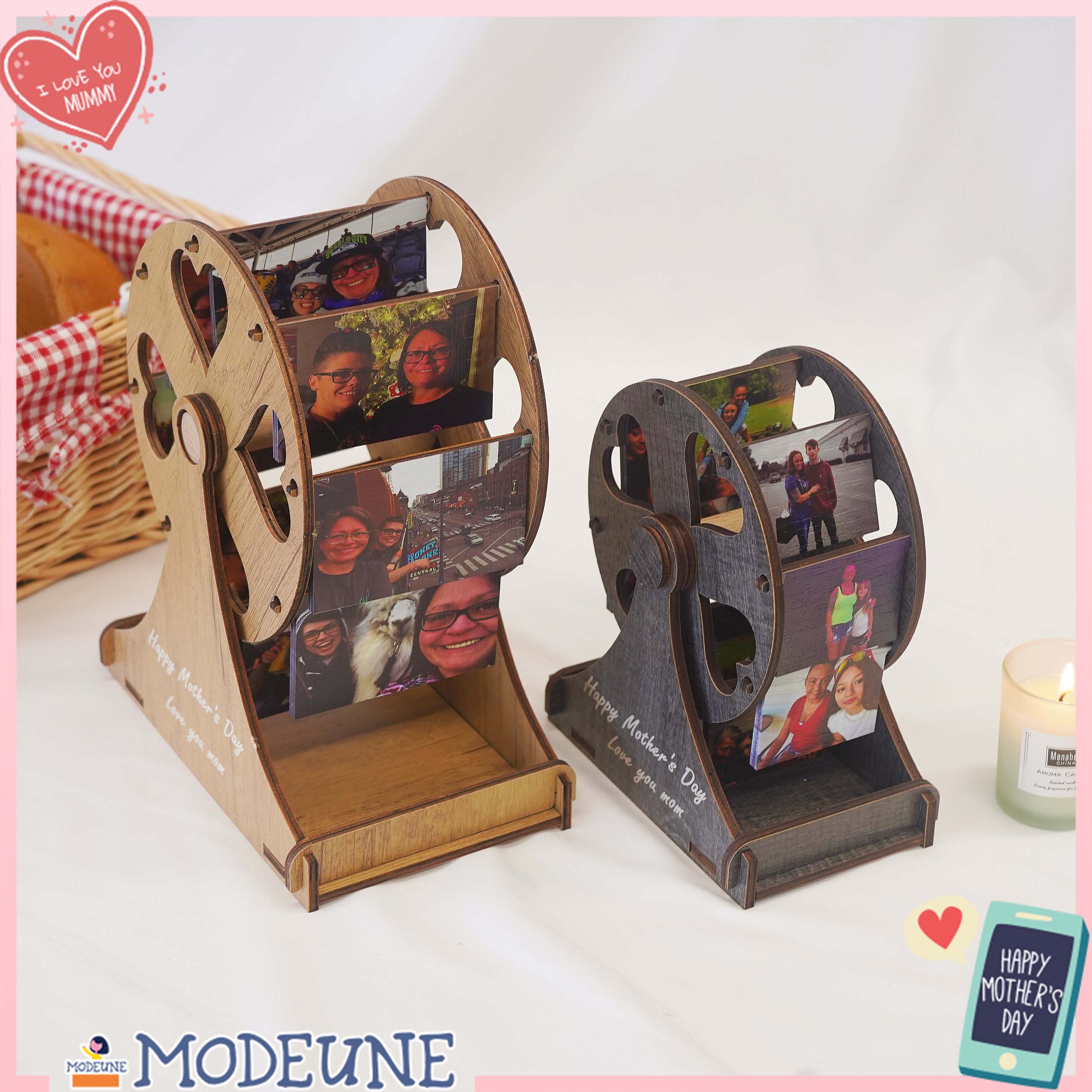 Personalized Mini Ferris Wheel with Photos