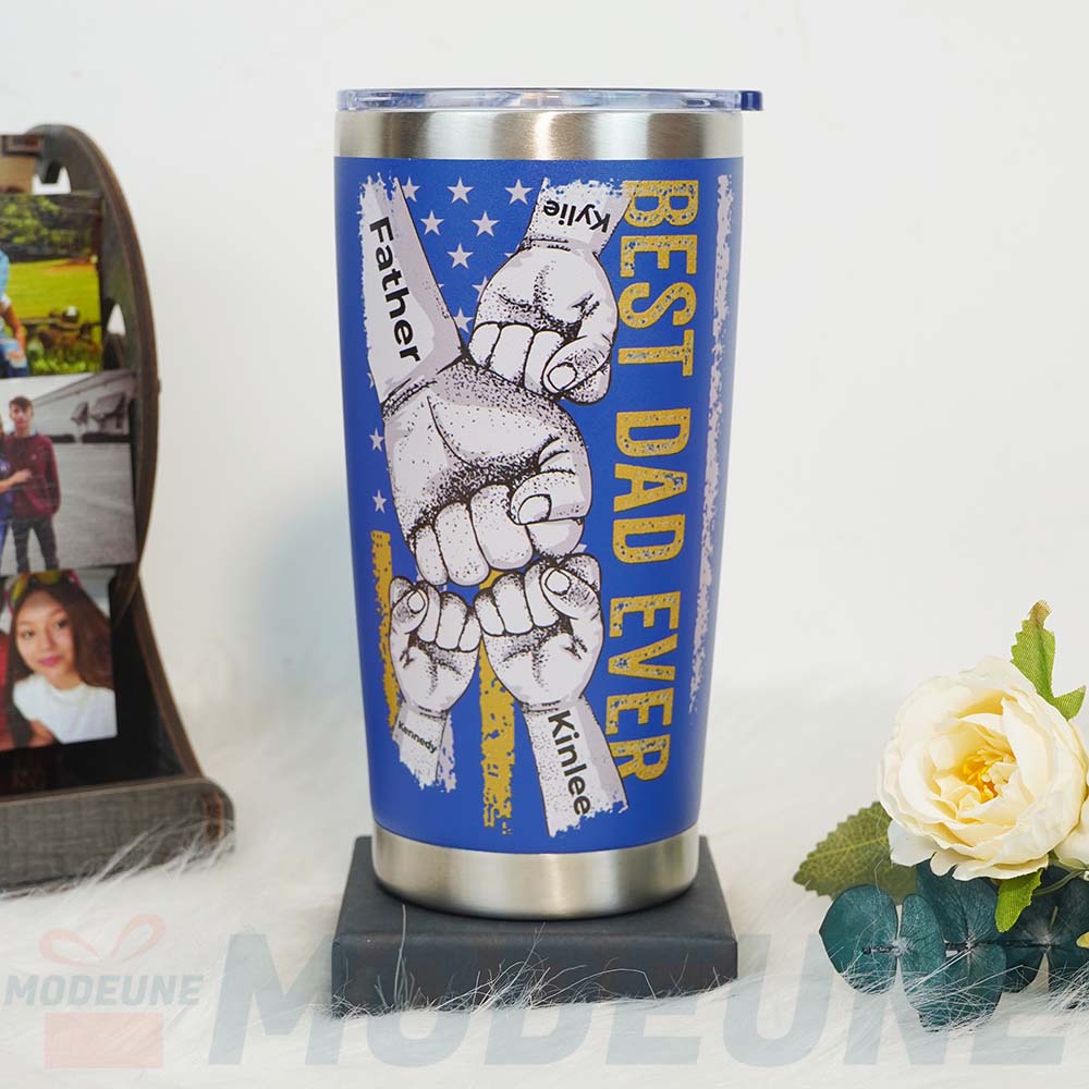 Stainless steel tumbler greatest dad - Doogoo