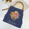 Birth Flower Bouquet Customized Apron Waterproof