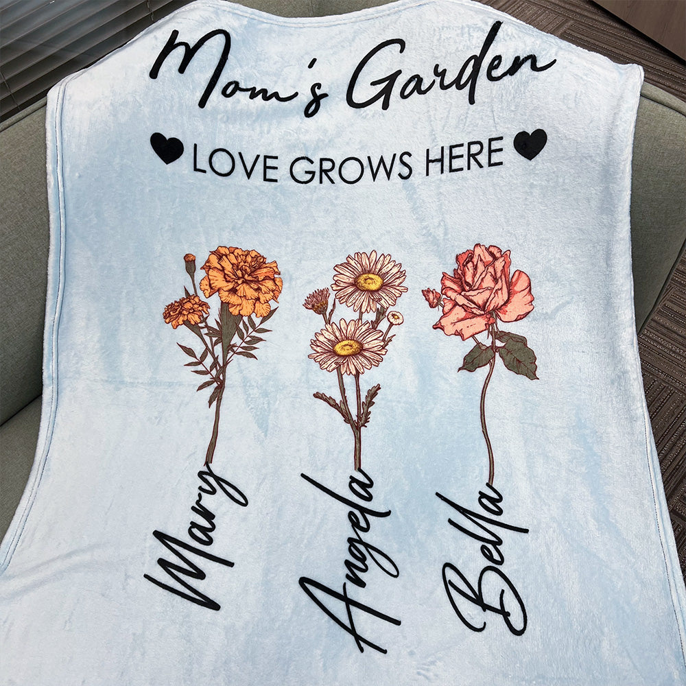 Mama's Garden ist eine individuell gestaltete Decke für ihre Kinder