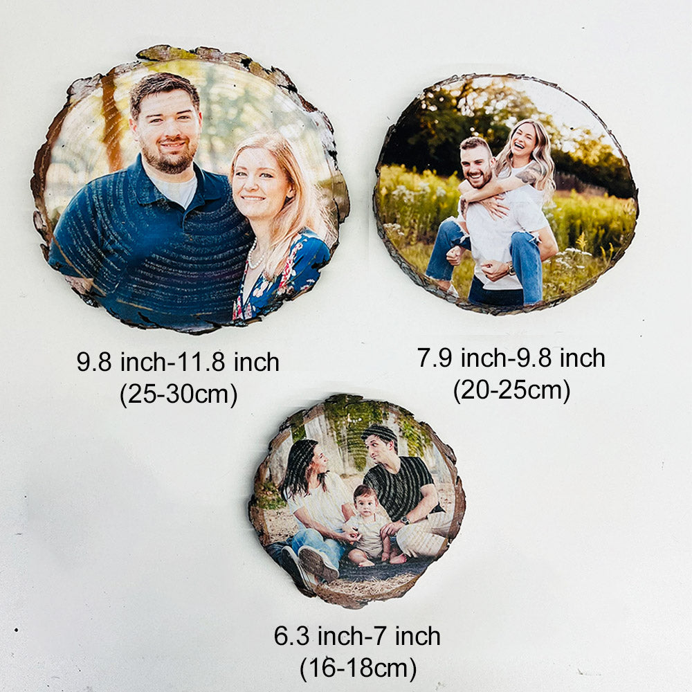 Custom Photo on Wood Valentine's Day Anniversary Gift