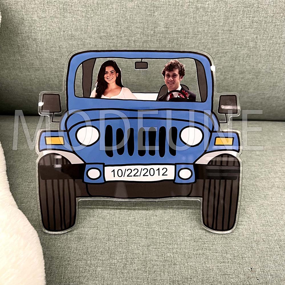 🚙Portachiavi personalizzato con foto Jeep (elaborazione AI) 