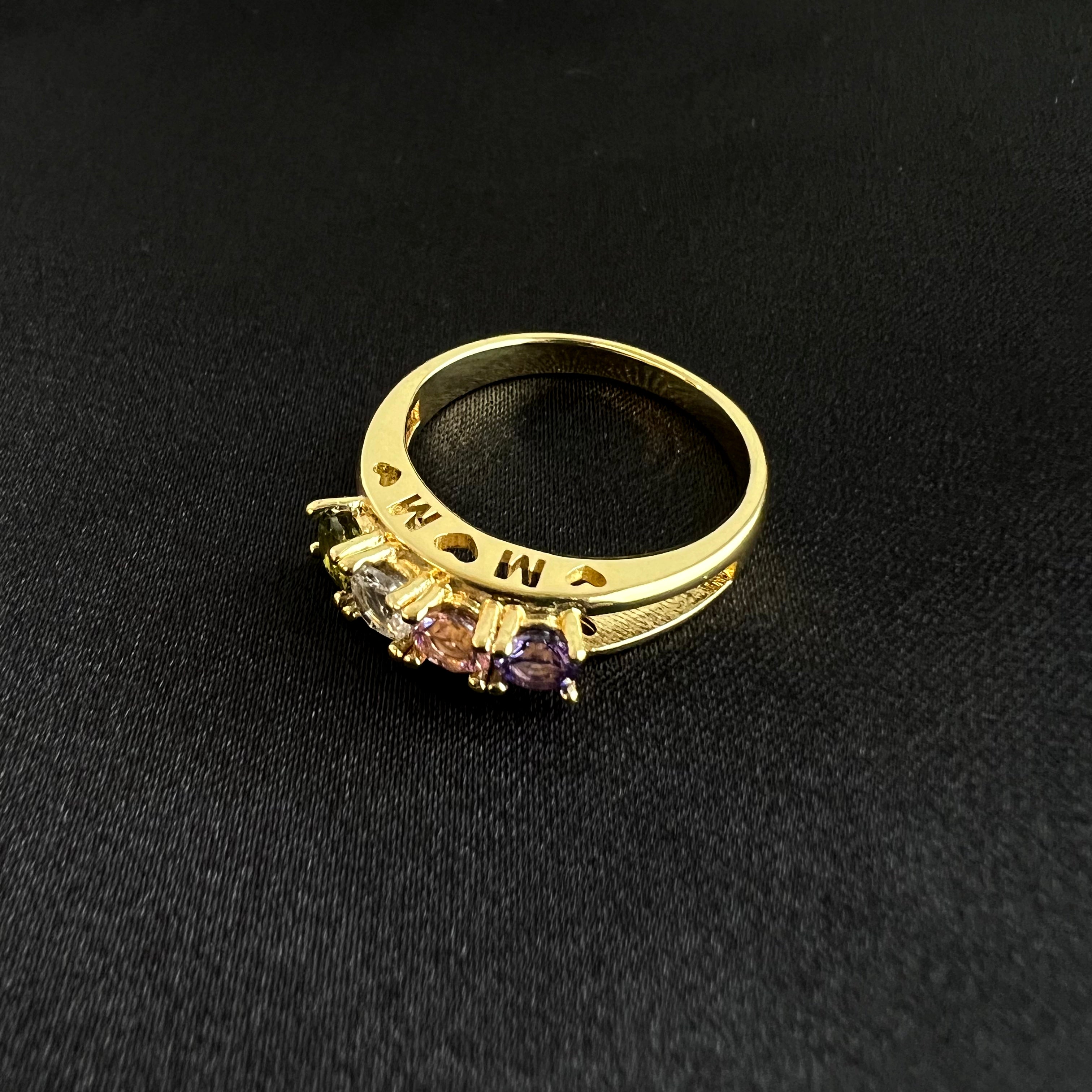 Custom Family Birthstones Ring