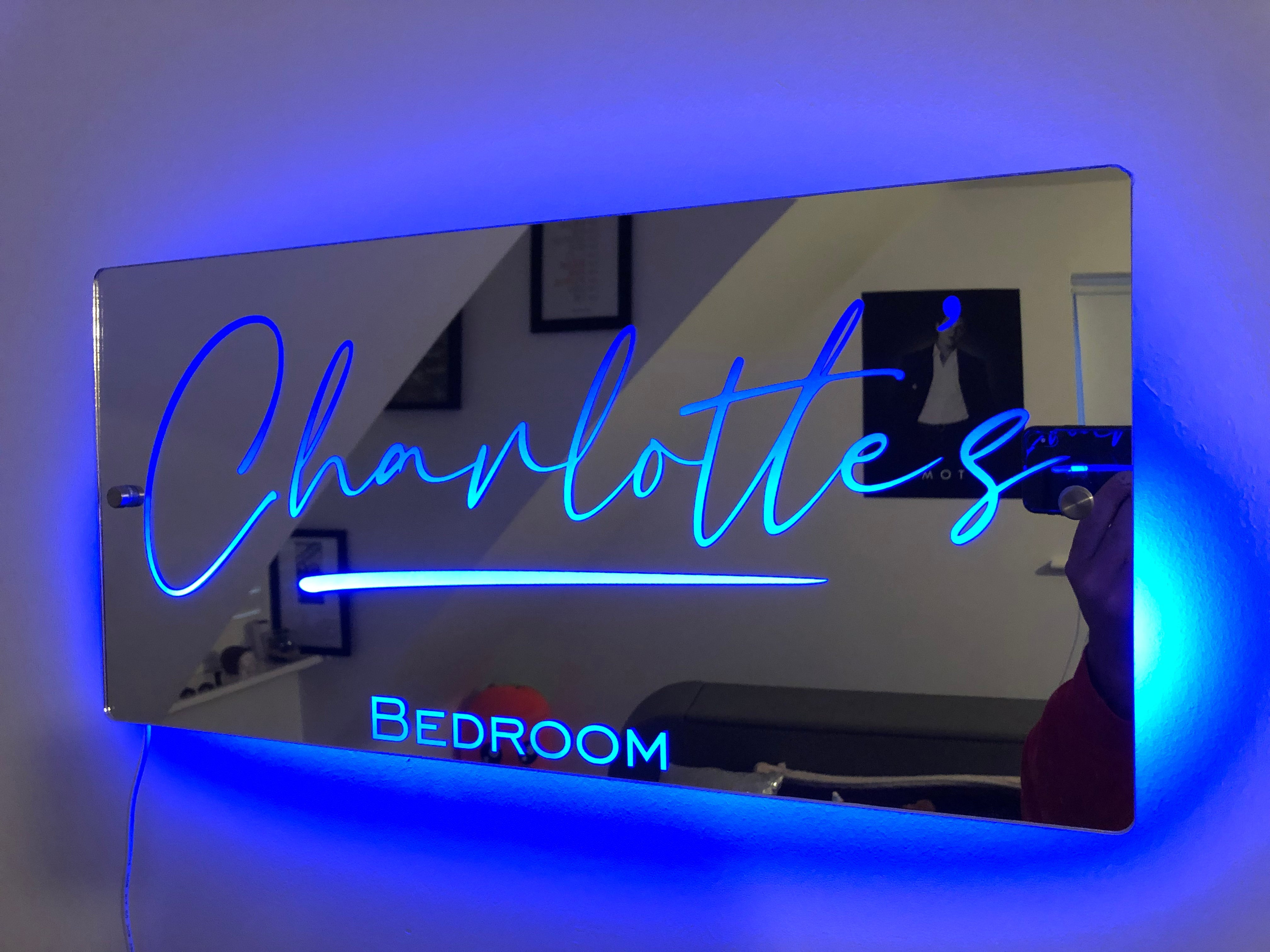 🔥Hot Sale🔥Personalised Name Mirror - Light Up Mirror