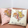 Birth Flower Bouquet Customized Pillow Cushion