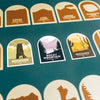 US National Parks Scratch Off Poster - All 63 US National Parks