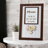 Personalised Mum You Are the Piece that Holds Us Together Puzzle Pieces Name Sign