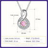 Custom Mother Rings Necklace with Birthstones