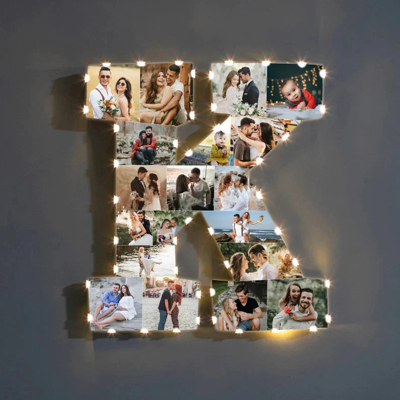 🎁Personalized Letter Photo Collage Lamp