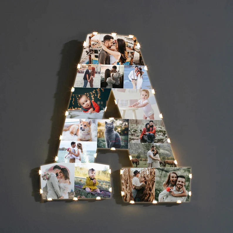 🎁Personalisierte Brief-Fotocollage-Lampe 