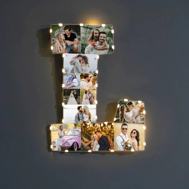 🎁Personalized Letter Photo Collage Lamp