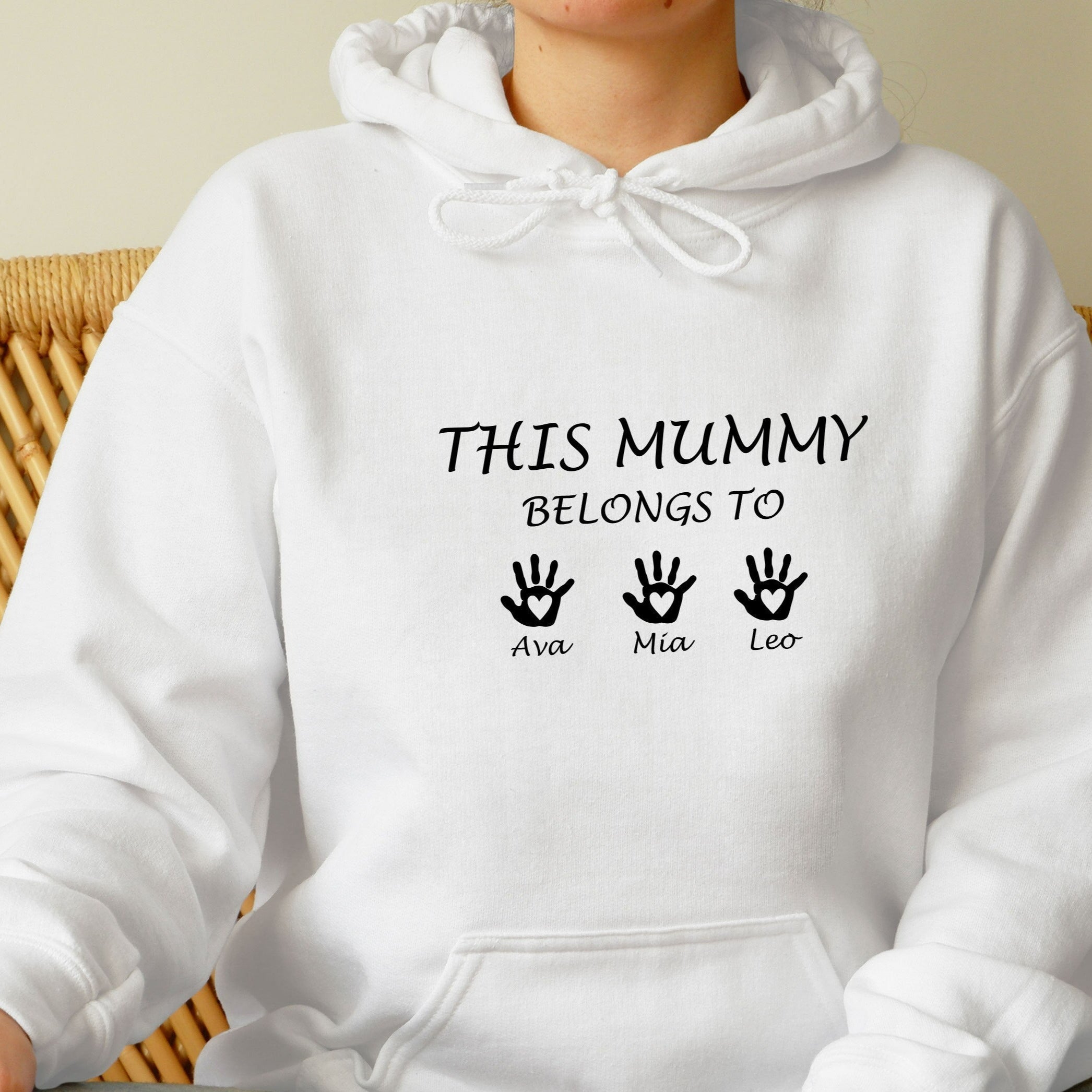 Dieser Mummy Belongs Custom Mama Hoodie 